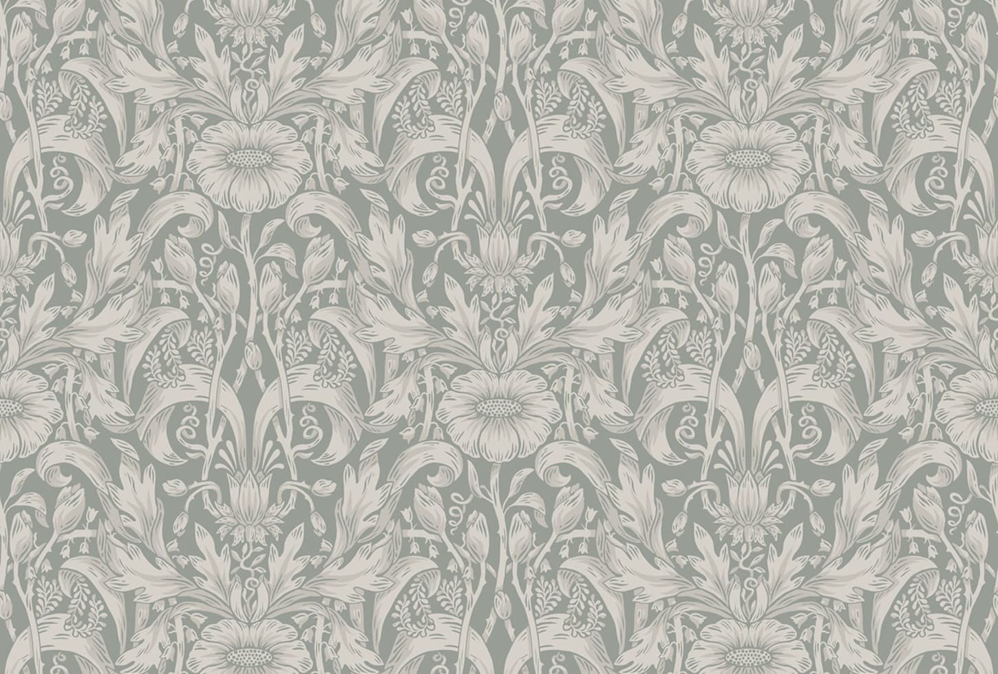 Sandberg tapeet Emil Garden Green 835-48