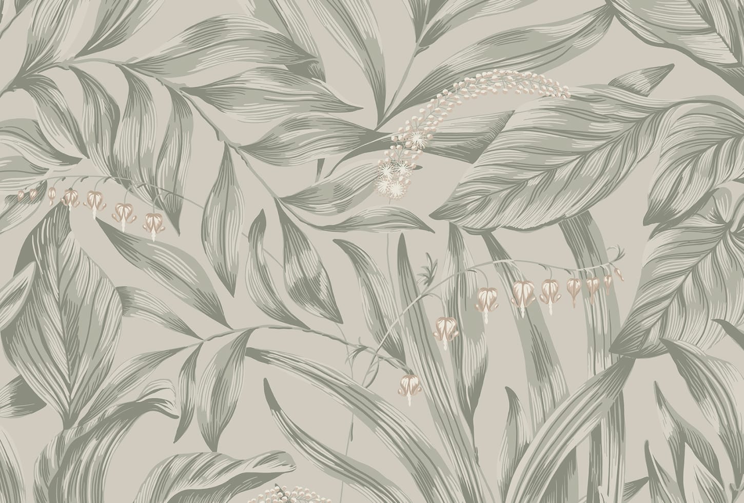 Sandberg tapeet Elin Sage Green 837-18