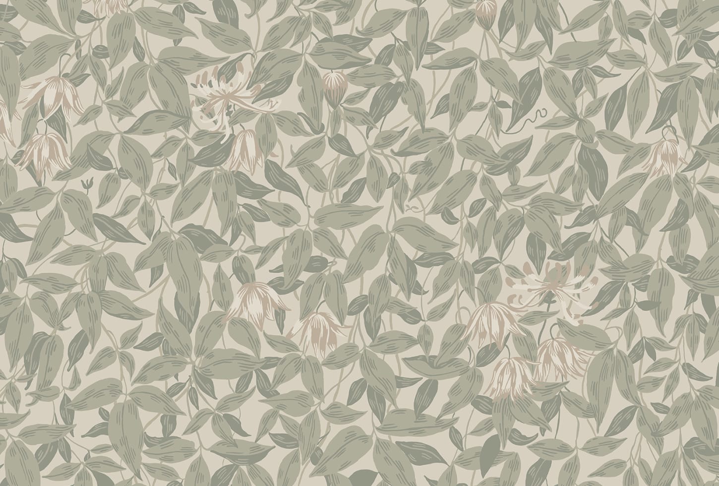 Sandberg tapeet Linnea, Garden Green 838-38