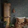 Sandberg tapeet Linnea, Midnight Blue 838-76