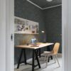 Sandberg tapeet Linnea, Midnight Blue 838-76