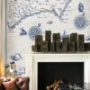Rebel Walls pilttapeet Tres Tintas Carte Marin M2506-2