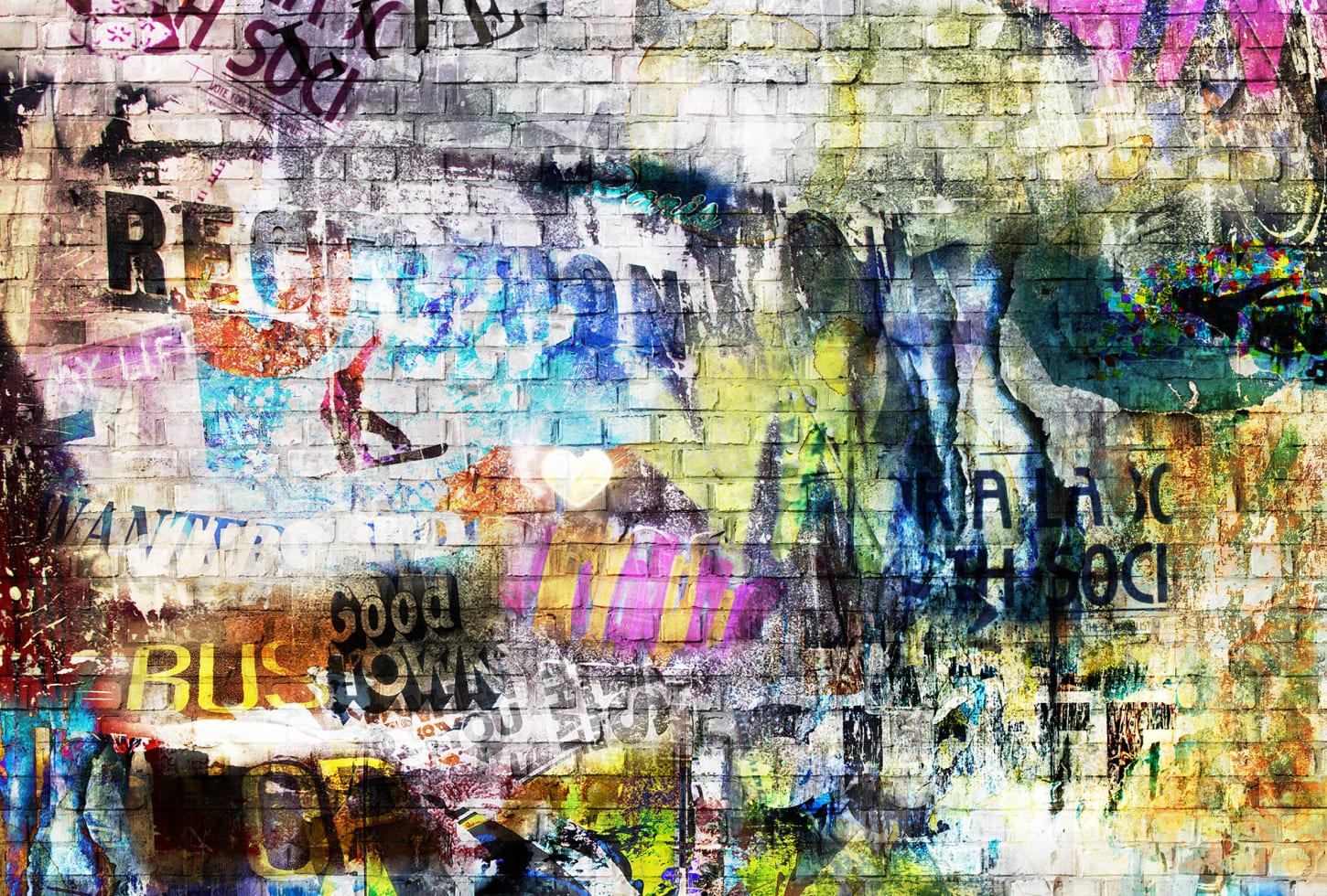 Rebel Walls pilttapeet Street Art, Brick Wall R10572