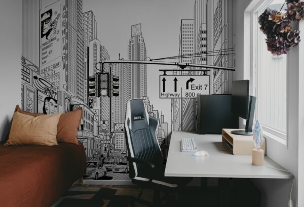 Rebel Walls pilttapeet Cartoon City R10621