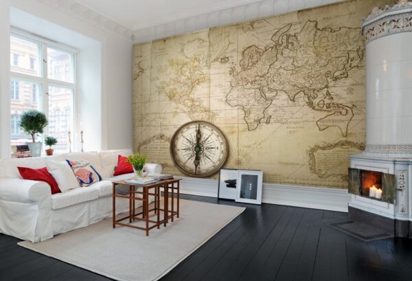 Rebel Walls pilttapeet Du Globe Terres R10761