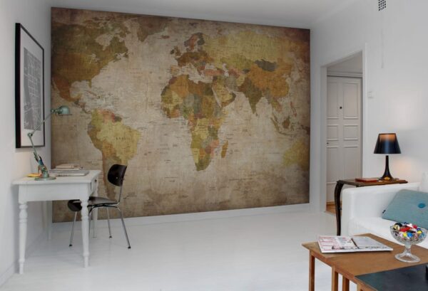 Rebel Walls pilttapeet World Map R10771