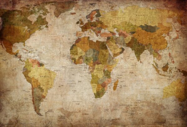 Rebel Walls pilttapeet World Map R10771