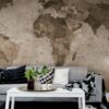 Rebel Walls pilttapeet World Map, Brown R10772