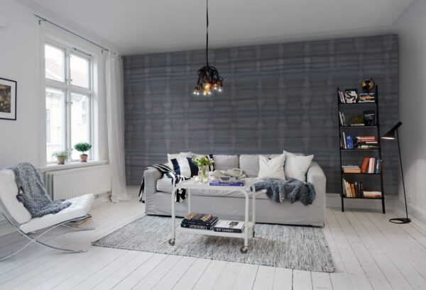 Rebel Walls pilttapeet Watery Wall, Midnight Blue R11031