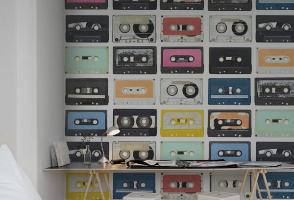 r11042_interior1 Rebel Walls pilttapeet Mixed Tape R11042