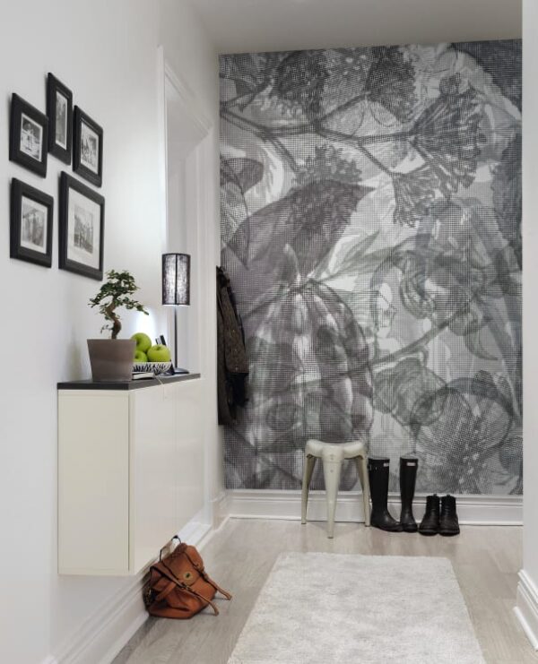 Rebel Walls pilttapeet Jelly Belly Plants, Black & White R12023