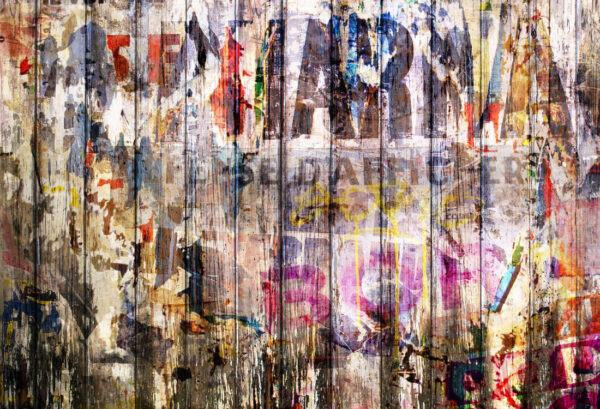 Rebel Walls pilttapeet Graffiti On Boards R12131