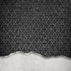 Rebel Walls pilttapeet Well-Worn Brick Wall, Black R12222