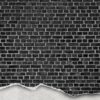 Rebel Walls pilttapeet Well-Worn Brick Wall, Black R12222