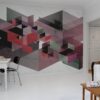 Rebel Walls pilttapeet Fractal, Red R12313