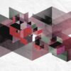 Rebel Walls pilttapeet Fractal, Red R12313