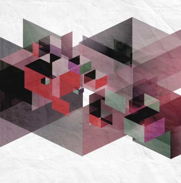 Rebel Walls pilttapeet Fractal, Red R12313