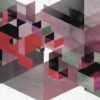 Rebel Walls pilttapeet Fractal, Red R12313