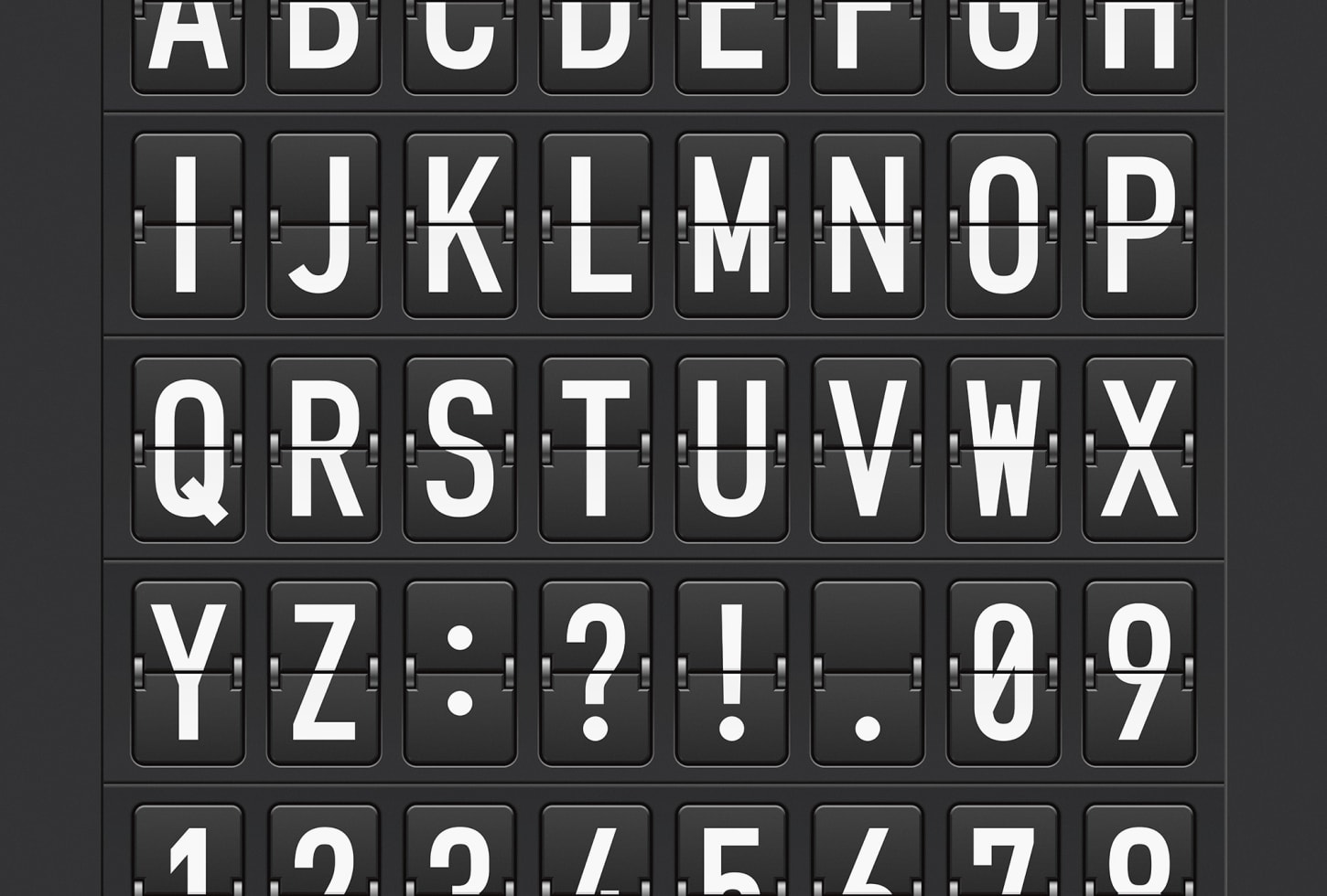 Rebel Walls pilttapeet Departure Alphabet R12391