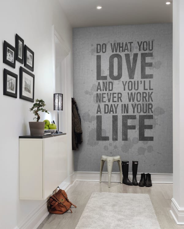 Rebel Walls pilttapeet Quotes, Concrete R12402