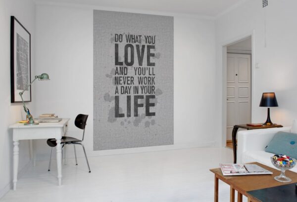 Rebel Walls pilttapeet Quotes, Concrete R12402