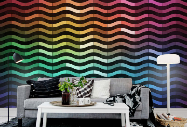 Rebel Walls pilttapeet Rainbowwave R12411