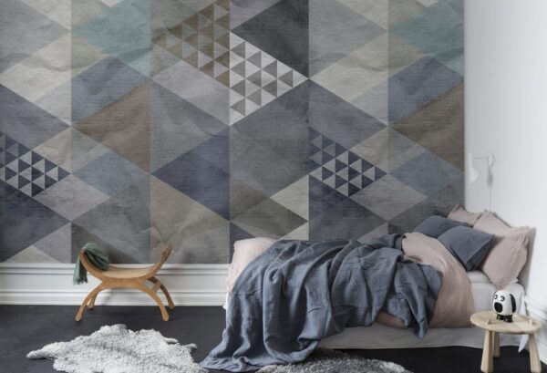 Rebel Walls pilttapeet Quadrangle, Blue R12521