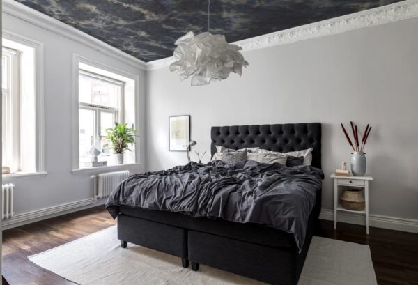 Rebel Walls pilttapeet Flow, Dark Blue R12571