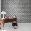 Rebel Walls pilttapeet Concrete Trellis, Gray R12782