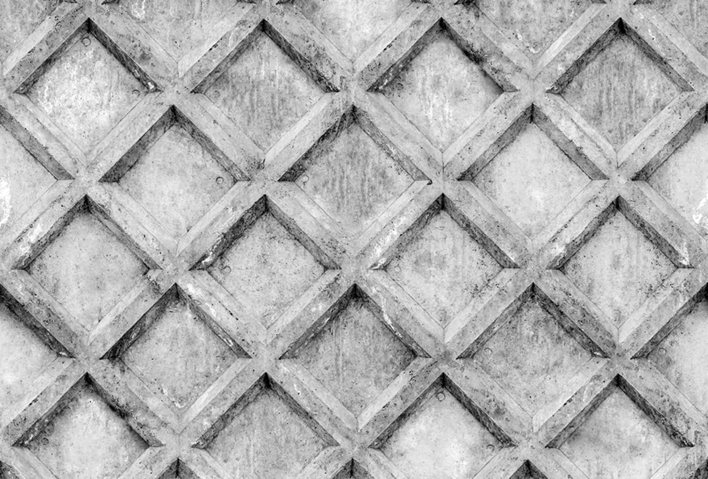 Rebel Walls pilttapeet Concrete Trellis, Gray R12782