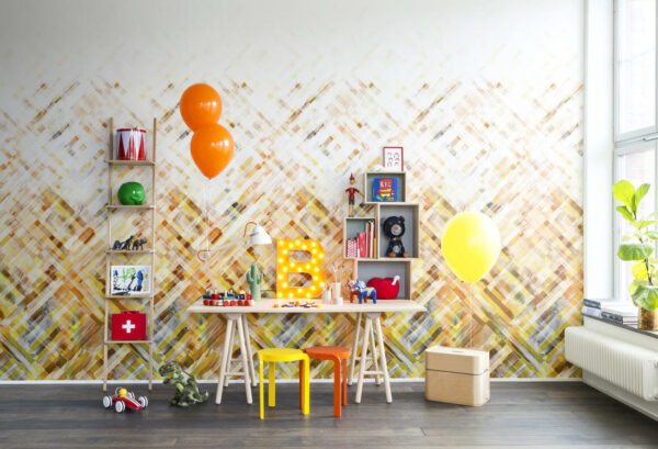 Rebel Walls pilttapeet Dream Weaver, Yellow R12891