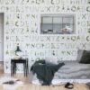 Rebel Walls pilttapeet Floral Alphabet R13195