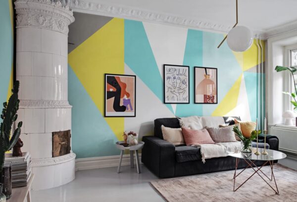 r13425_interior1 Rebel Walls pilttapeet Big Diamond, Summer R13425