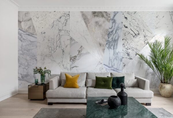 r13426_interior1 Rebel Walls pilttapeet Big Diamond, Marble R13426
