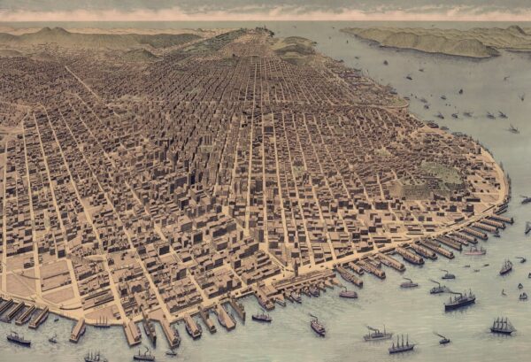 Rebel Walls pilttapeet A City Rises R13831