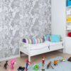 Rebel Walls pilttapeet Treasure Hunt,  Black And White R13863
