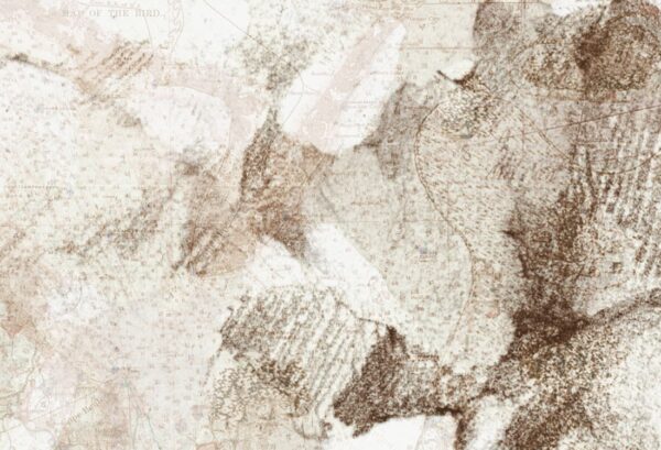 r13873_closeup1 Rebel Walls pilttapeet Paper Mountains, Sepia R13873