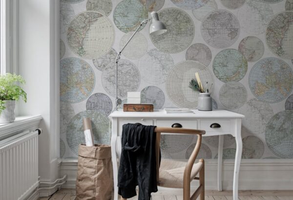 Rebel Walls pilttapeet Globes Gathering, Dew R13884