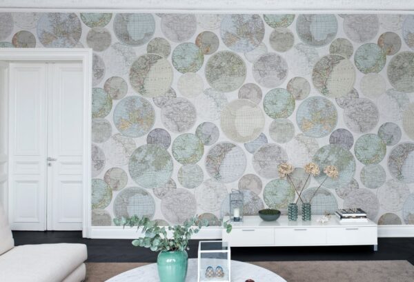 Rebel Walls pilttapeet Globes Gathering, Dew R13884