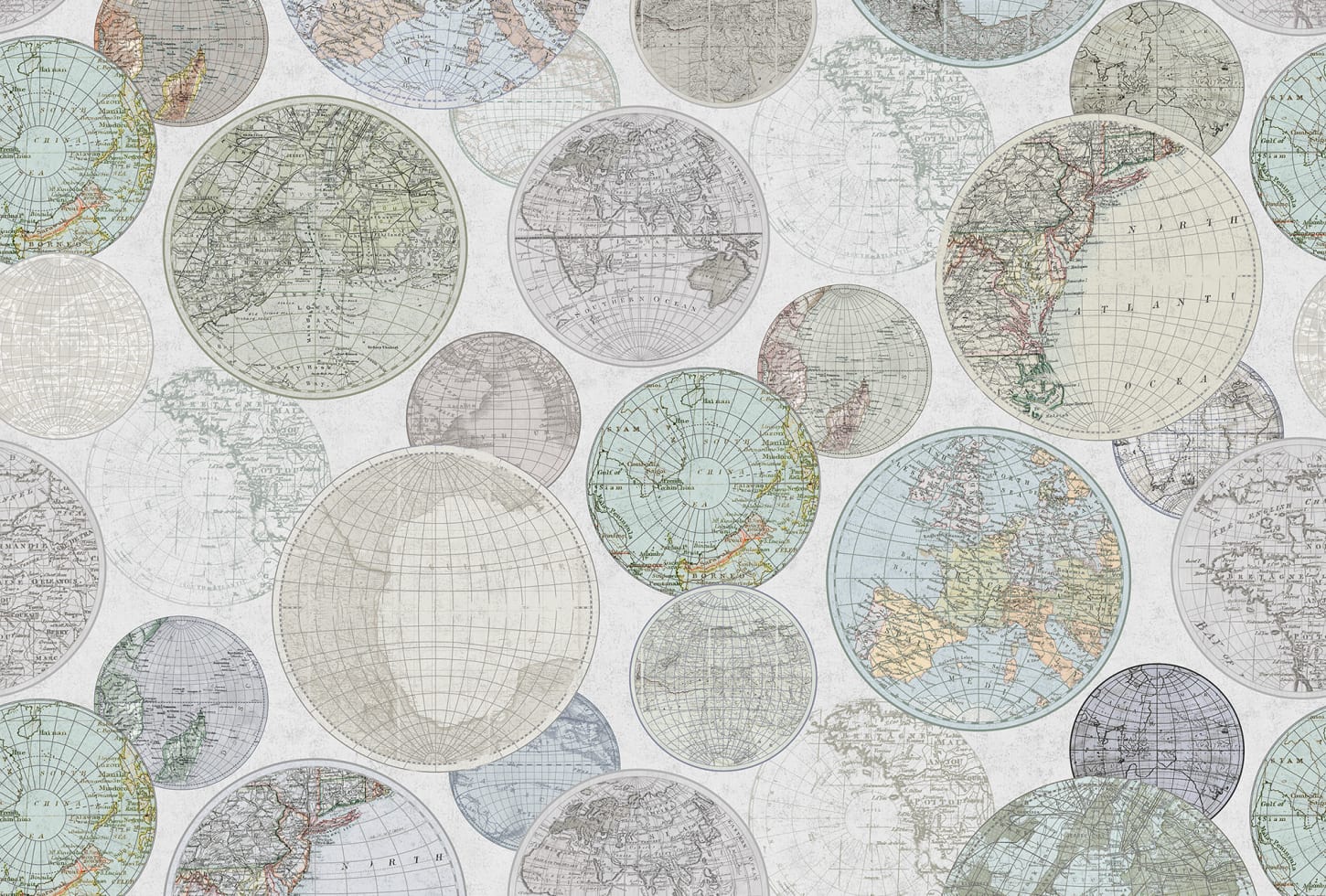 Rebel Walls pilttapeet Globes Gathering, Dew R13884