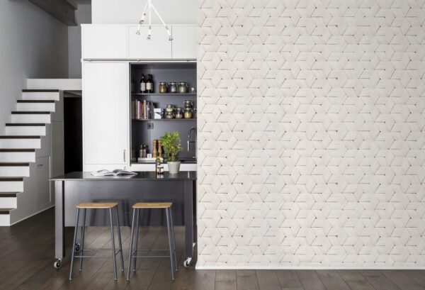 r13932_interior1 Rebel Walls pilttapeet Birch Bark Braids, White R13932