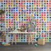 r13961_interior1 Rebel Walls pilttapeet Rainbow Palette R13961