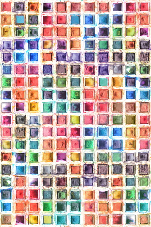 r13961_product Rebel Walls pilttapeet Rainbow Palette R13961