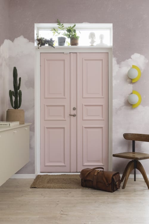 r14014_interior4 Rebel Walls pilttapeet Cuddle Clouds, Pink R14014