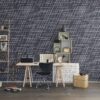 Rebel Walls pilttapeet Note Sheets, Denim R14024