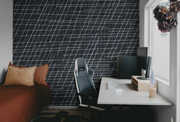 Rebel Walls pilttapeet Note Sheets, Denim R14024