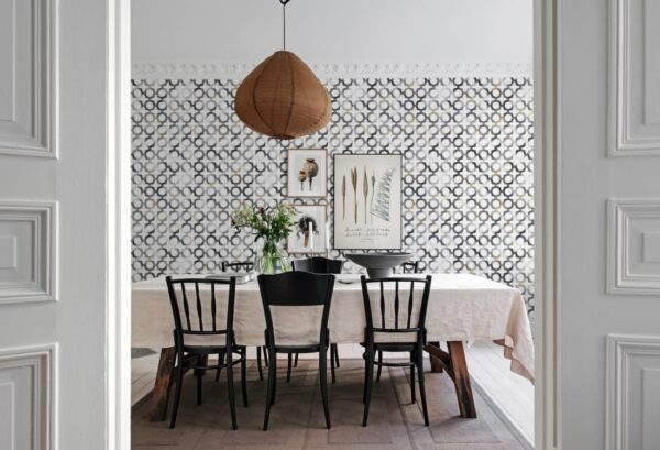 Rebel Walls pilttapeet Patchwork Play, Gray R14042