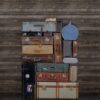 Rebel Walls pilttapeet Stacked Suitcases, Pile R14063