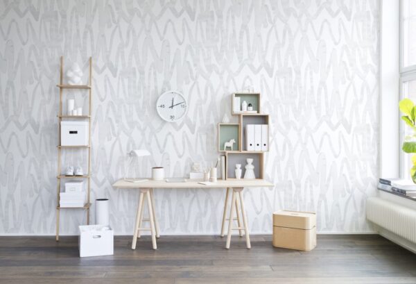 Rebel Walls pilttapeet Pulse Of Passion, White R14092