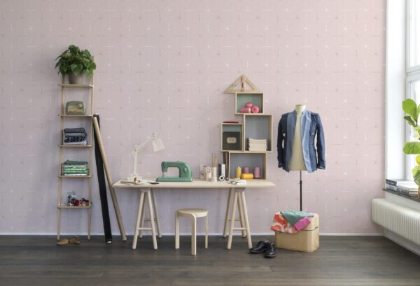 Rebel Walls pilttapeet Perfect Fit, Powder Pink R14113